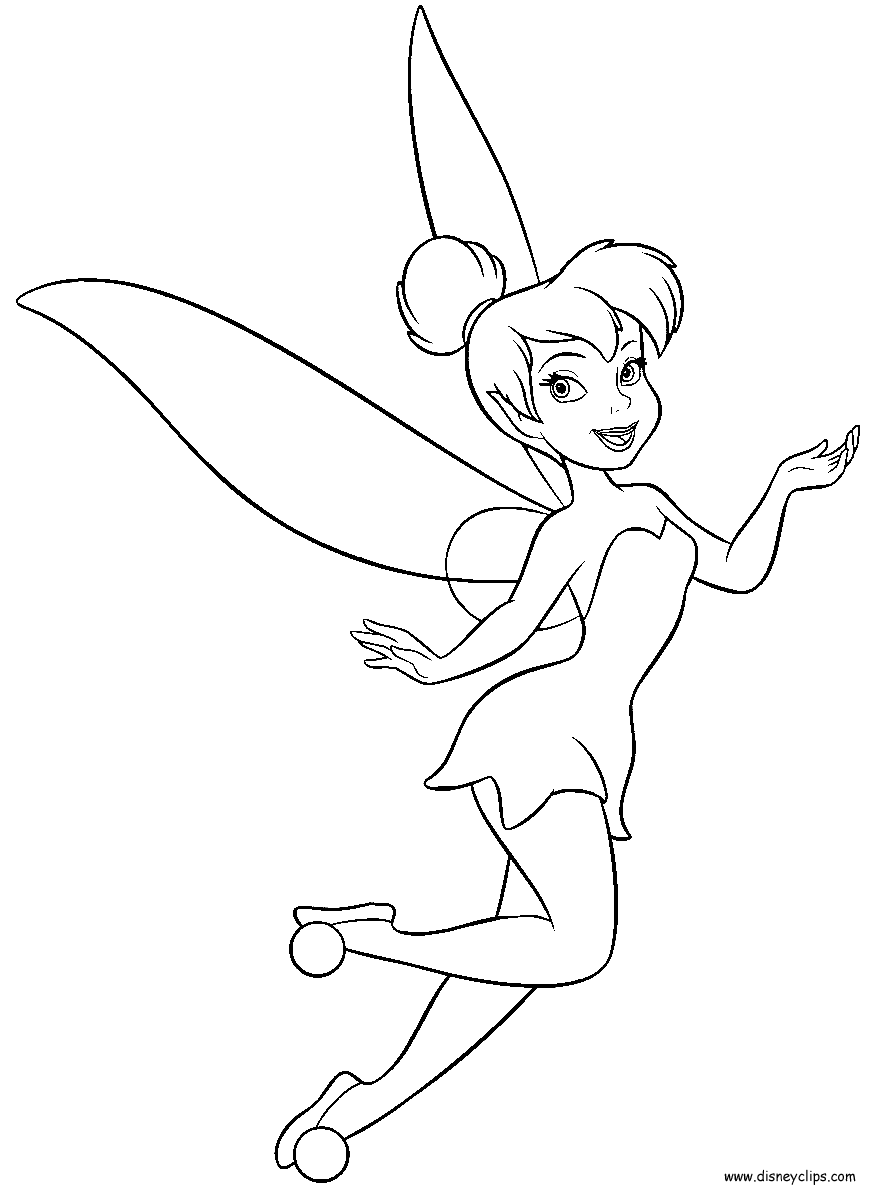 Coloring Pages Of Disney fairies Free Printables